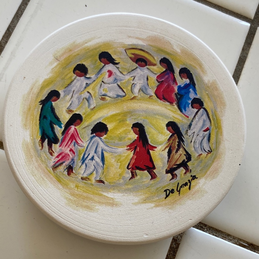 Hand-Painted Ceramic  - Multicolor